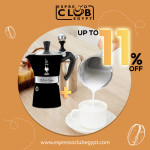 Bialetti Moka Pot express 6 Cups – Black & Milk Frother - 600ml