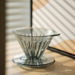 Time More PCTG Crystal Eye Dripper PC Holder 2-4 Cups Transparent Black