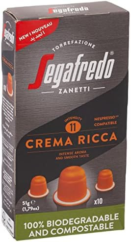 Segafredo Coffee Crema Ricca Nespresso - 10 Capsules