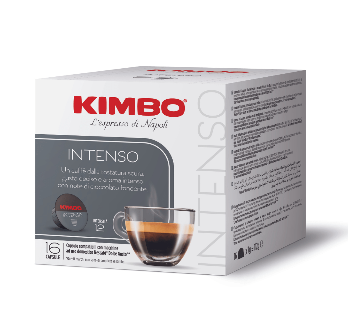 Kimbo Intenso Dolce Gusto 16 Capsules Espresso Club Egypt