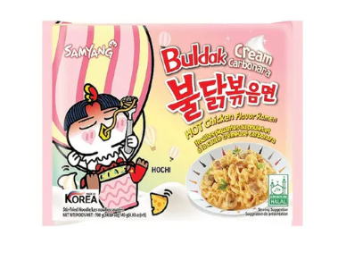 Samyang Hot Chicken Ramen Cream Carbonara Noodles 140g