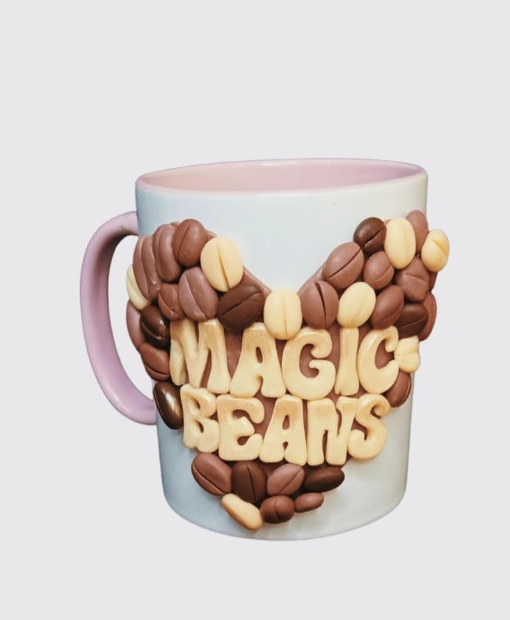 Magic Beans Mug Handmade