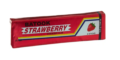 Batook Strawberry Chewing Gum 5 Sticks
