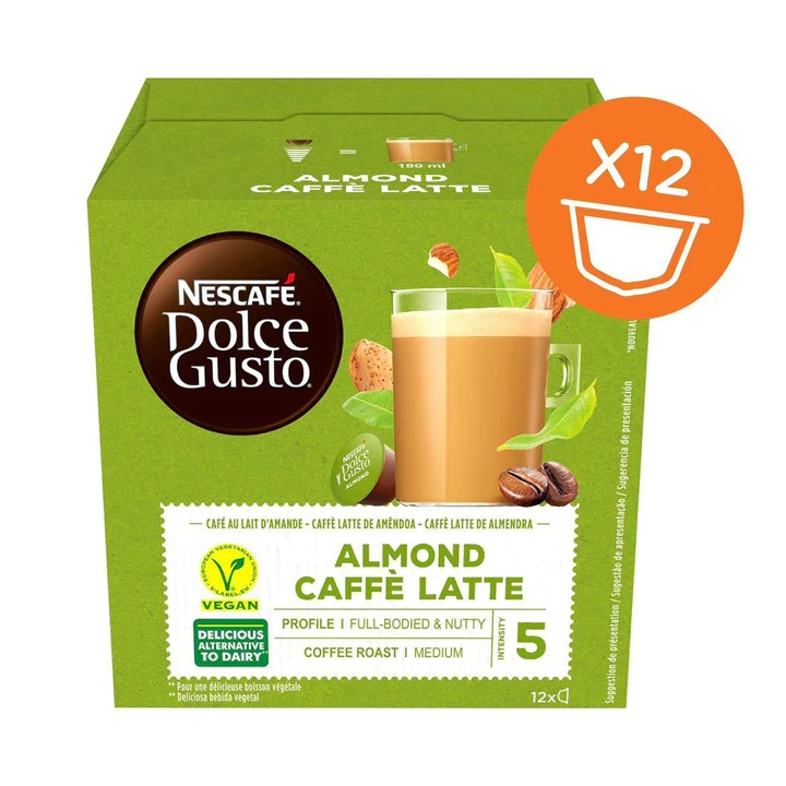 Nescafe Dolce Gusto - Vegan- Almond Latte - 12 capsules