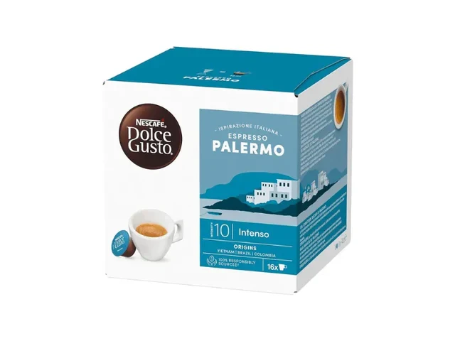Nescafe Espresso Palermo Dolce Gusto Coffee Capsules - 16 Capsules