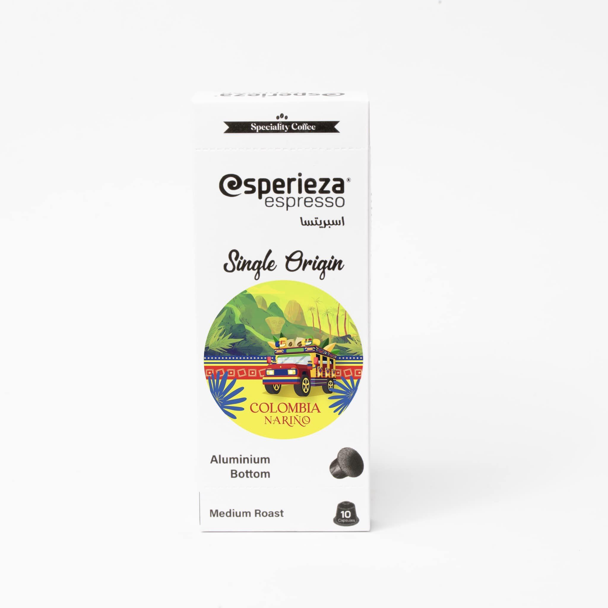 Esperieza Narino Colombia Specialty Coffee - 10 CAPS