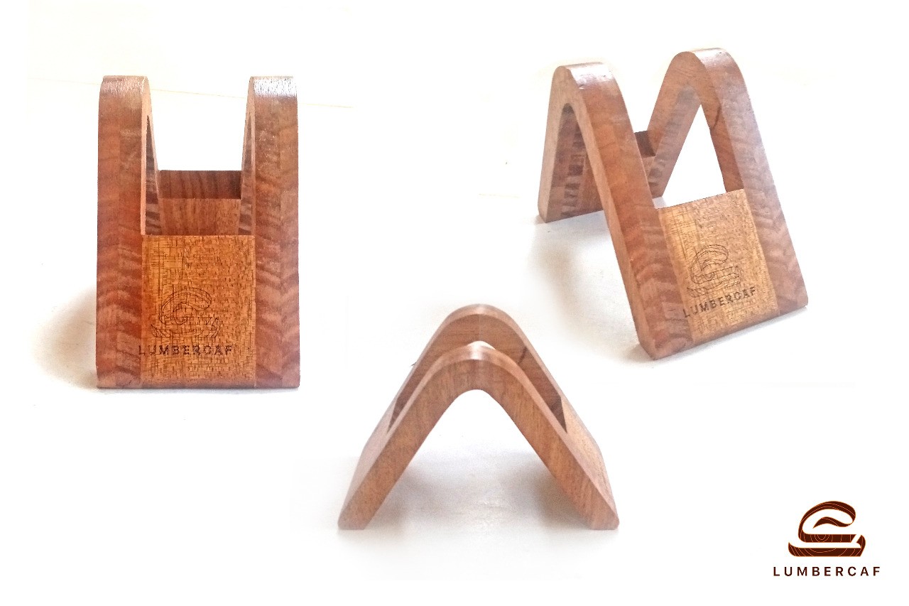 Wooden holder for filters