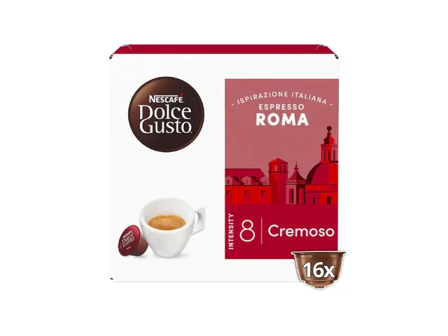 Nescafe Dolce Gusto Espresso Roma Coffee Capsules - 16 Capsules
