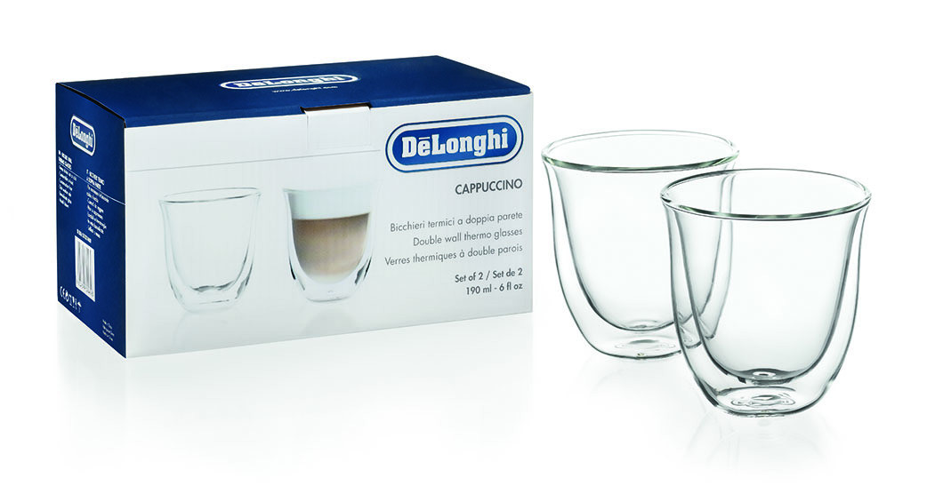 Dolenghi double wall thermal cappuccino cups - 2 cups